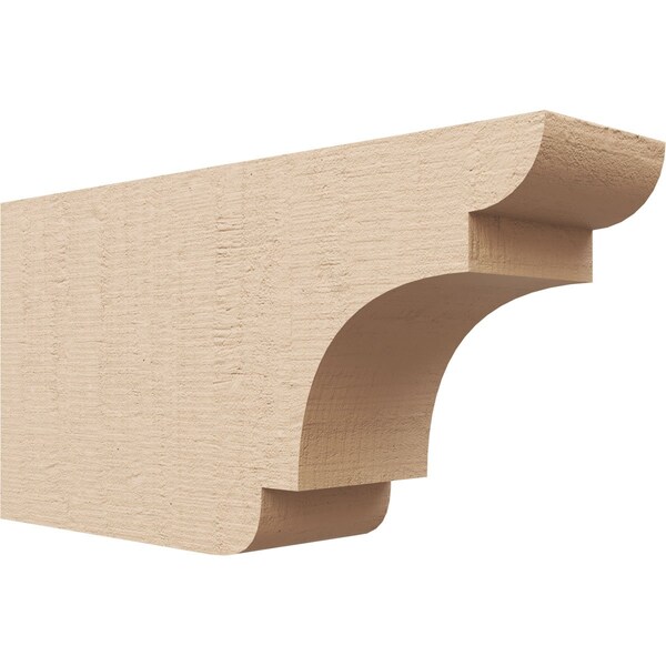 Ekena Millwork 4in. W x 8in. H x 16in. L New Brighton Woodgrain TimberThane Rafter Tail, Primed Tan RFTUR04X08X16NEBRCPR - main